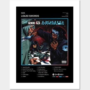 GZA - Liquid Swords Tracklist Album Posters and Art